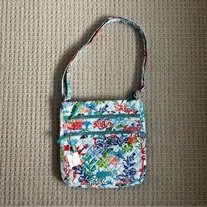 NWT Vera Bradley Triple Zip Hipster Crossbody Bag